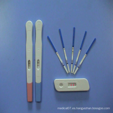 Tiras de la prueba del embarazo de la orina de HCG para la prueba de embarazo